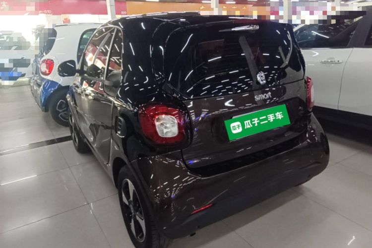 Used smart fortwo 2018 0.9T 66 kW Chocolate Special Edition China V Standard Rear Left 45 Deg