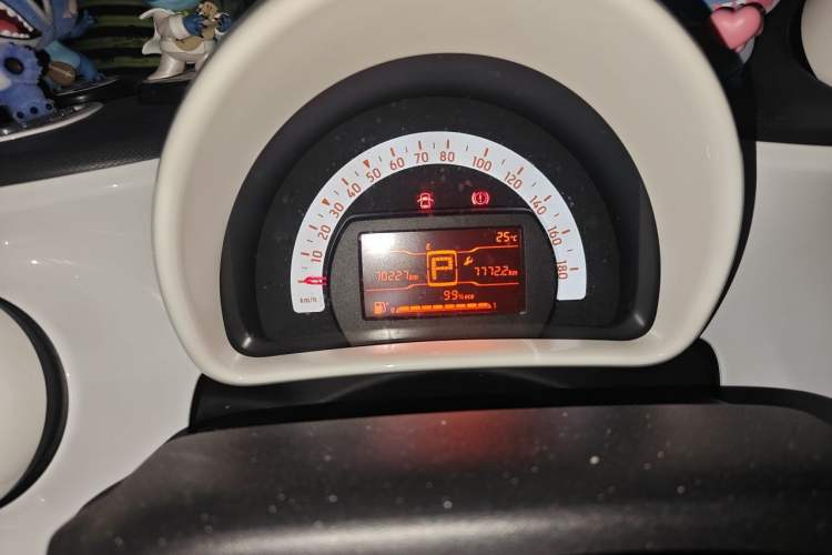 Used smart fortwo 2018 1.0L 52kW Hardtop Dynamic Version China V Odometer Close Up