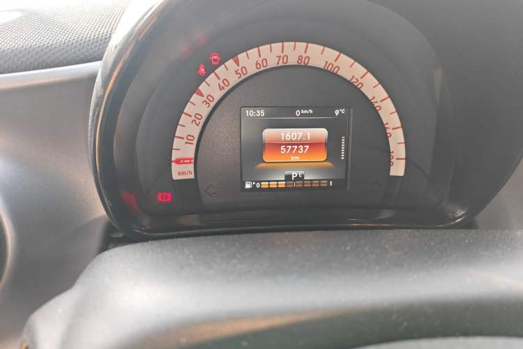 Used smart fortwo 2018 1.0L 52kW Hardtop Passion Edition China V Standard Odometer Close Up