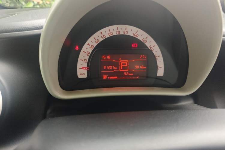 Used smart fortwo 2018 1.0L 52kW Hardtop Dynamic Version China V Odometer Close Up