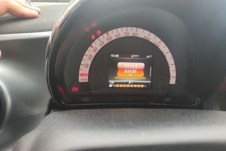 Used smart fortwo 2018 1.0L 52kW Hardtop Passion Edition China V Standard Odometer Close Up