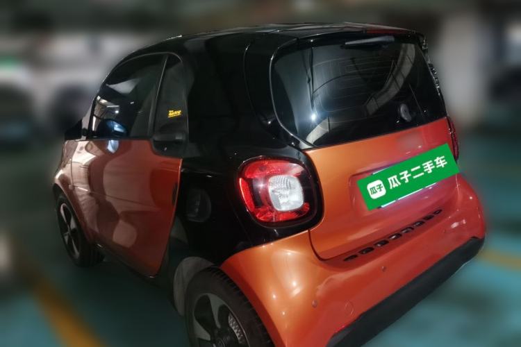 Used smart fortwo 2018 1.0L 52kW Hardtop Passion Edition China V Standard Rear Left 45 Deg