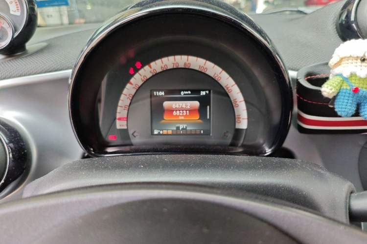 Used smart fortwo 2018 0.9T 66 kW Yao Titan Special Edition China V Standard Odometer Close Up