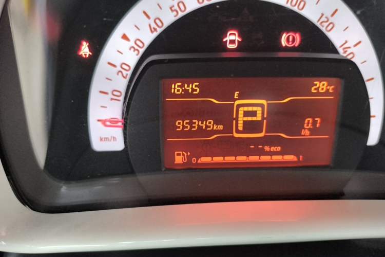Used smart fortwo 2018 1.0L 52kW Hardtop Dynamic Version China V Odometer Close Up