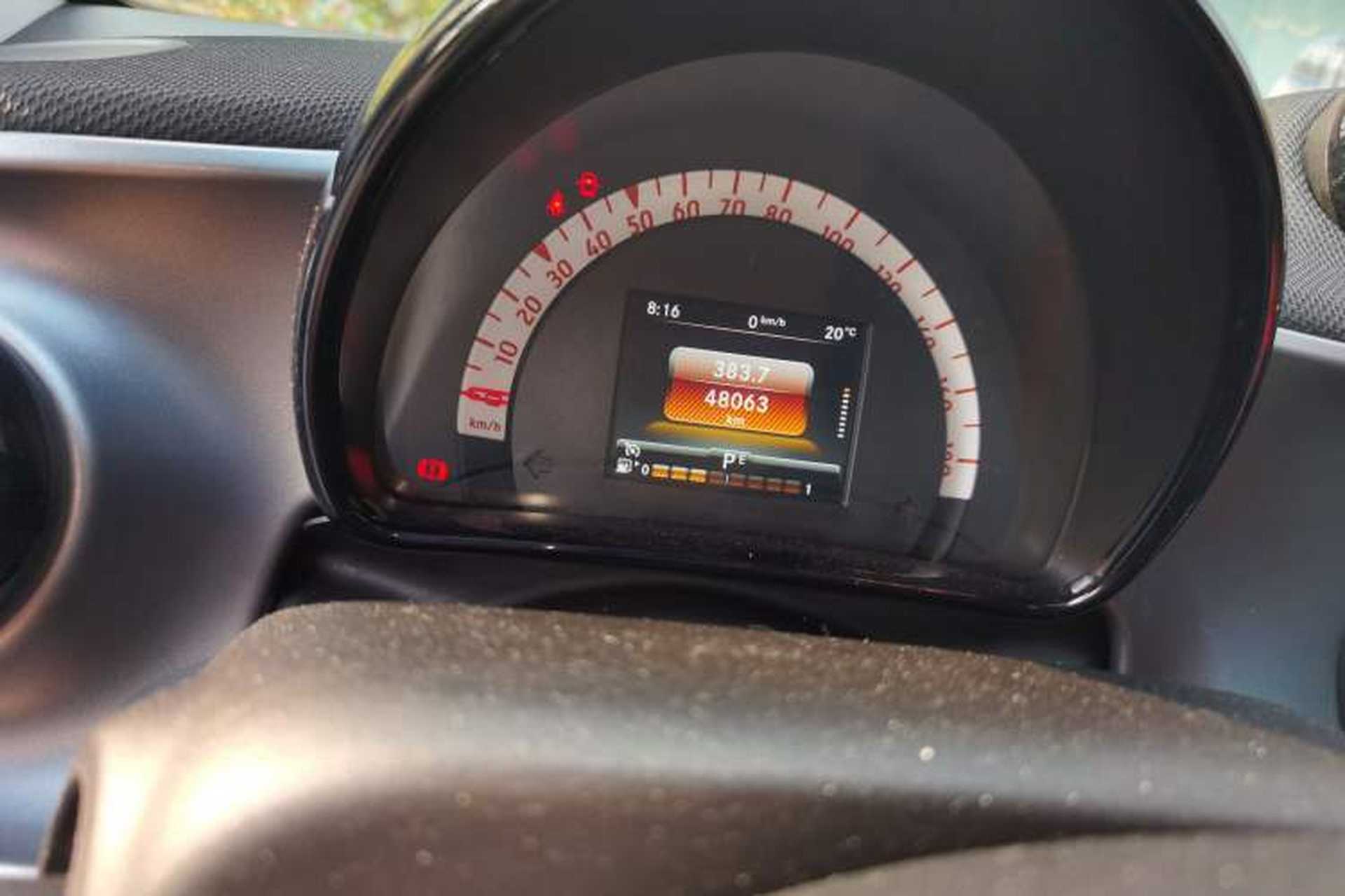 Used smart fortwo 2018 1.0L 52kW Hardtop Passion Edition China V Standard Odometer Close Up