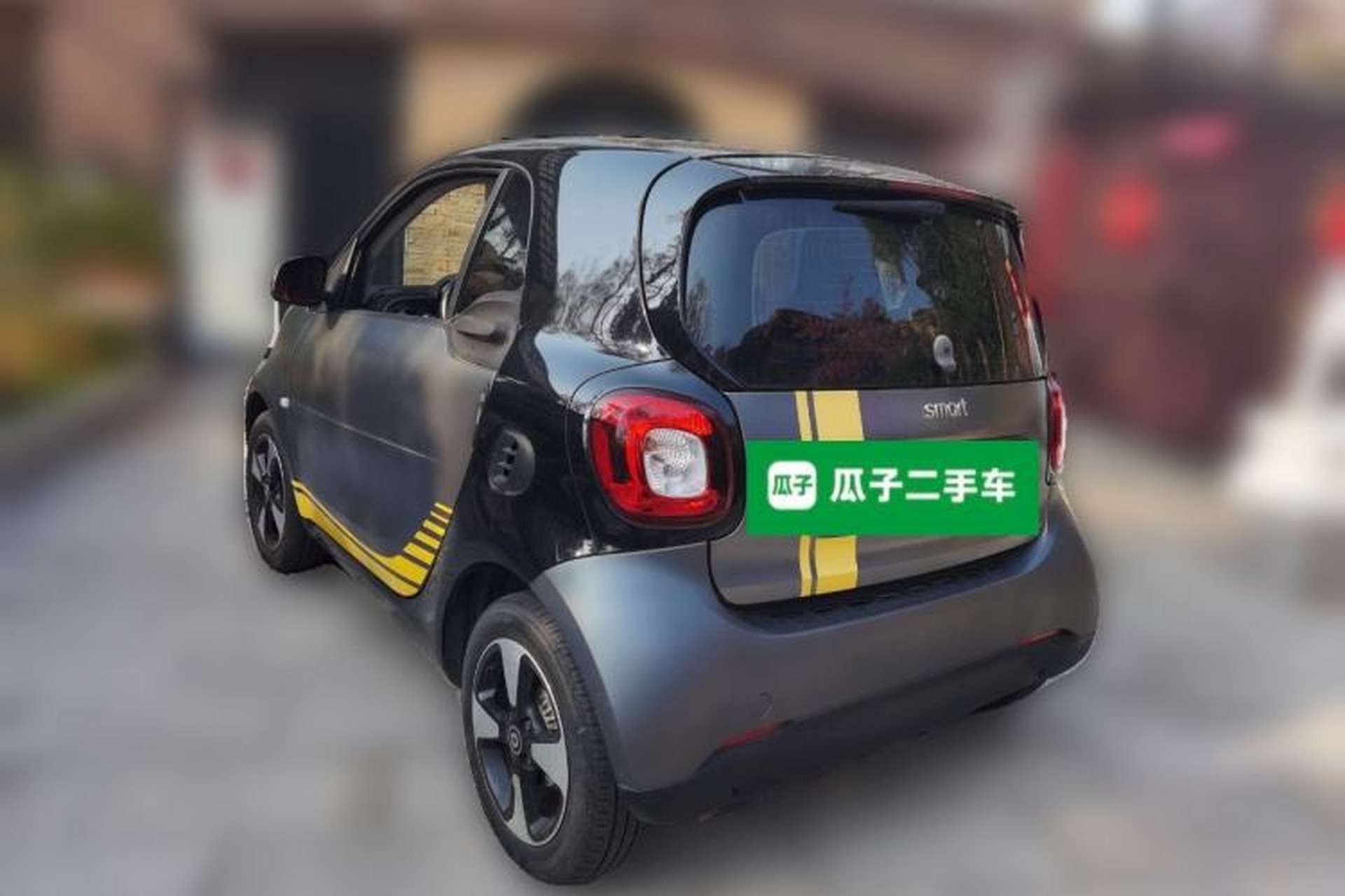 Used smart fortwo 2018 1.0L 52kW Hardtop Passion Edition China V Standard Rear Left 45 Deg