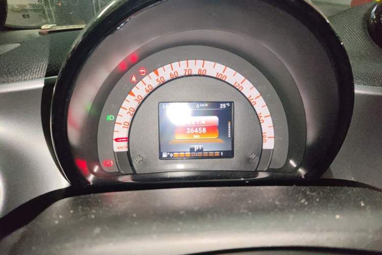 Used smart fortwo 2018 1.0L 52 kW Yaojin Special Edition China V Standard Odometer Close Up