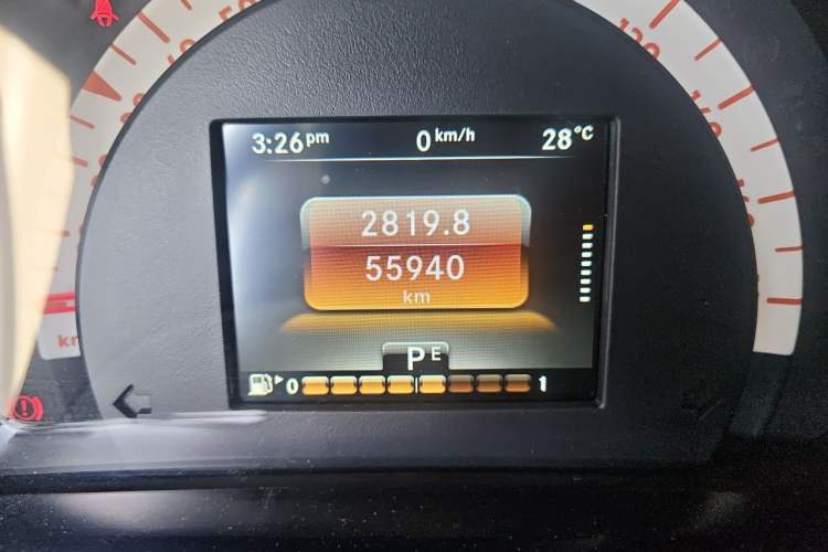 Used smart fortwo 2018 0.9T 66kW Hardtop Pioneer Edition China V Emission Standard Odometer Close Up