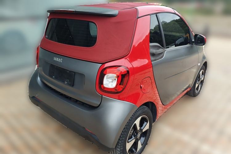 Used smart fortwo 2018 1.0L 52kW Convertible Passion Edition China V Standard Rear Right 45 Deg