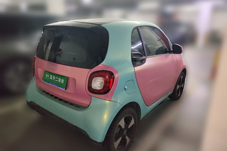 Used smart fortwo 2018 1.0L 52 kW Yaojin Special Edition China V Standard Rear Right 45 Deg