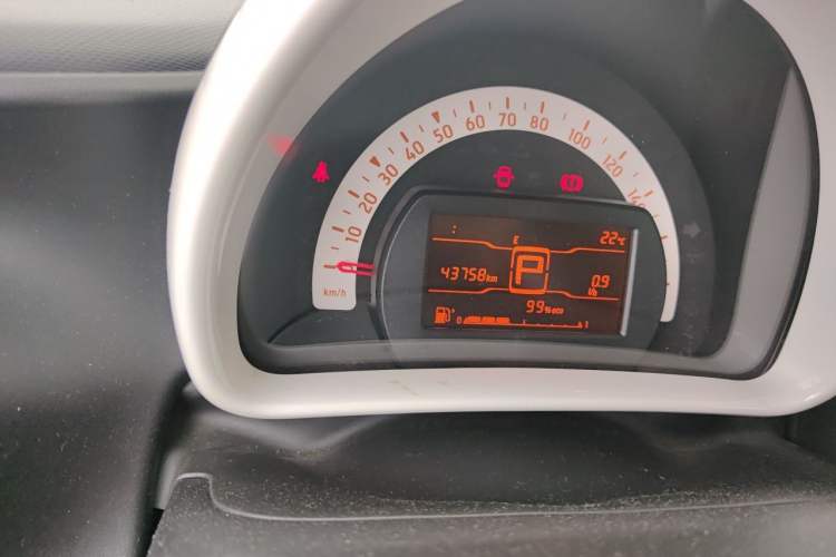 Used smart fortwo 2018 1.0L 52kW Hardtop Dynamic Version China V Odometer Close Up