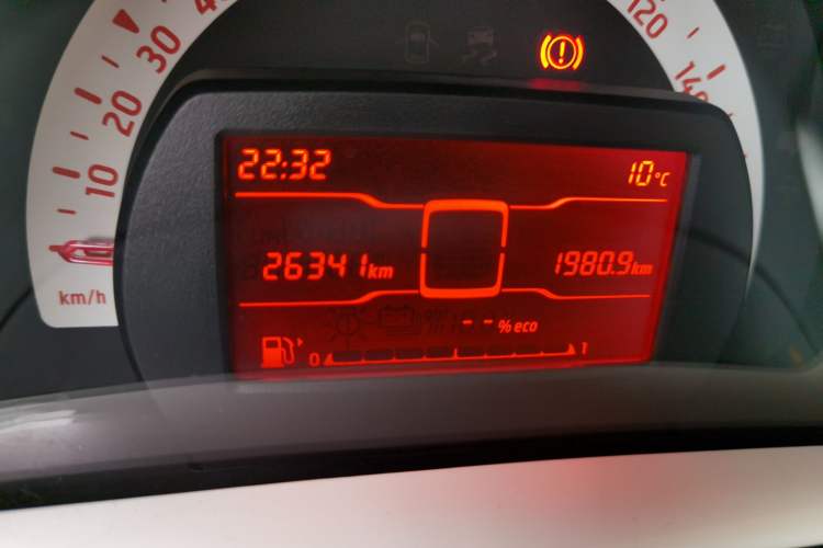 Used smart fortwo 2018 1.0L 52kW Hardtop Dynamic Version China V Odometer Close Up
