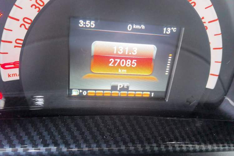 Used smart fortwo 2018 1.0L 52kW Convertible Passion Edition China V Standard Odometer Close Up