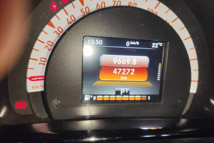 Used smart fortwo 2018 1.0L 52kW Hardtop Passion Edition China V Standard Odometer Close Up