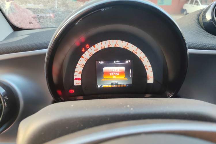 Used smart fortwo 2018 1.0L 52kW Hardtop Passion Edition China V Standard Odometer Close Up