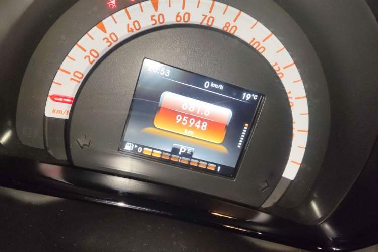 Used smart fortwo 2018 1.0L 52kW Hardtop Passion Edition China V Standard Odometer Close Up