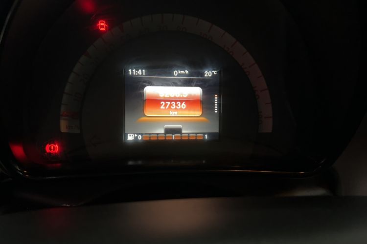 Used smart fortwo 2018 0.9T 66kW Hardtop Pioneer Edition China V Emission Standard Odometer Close Up
