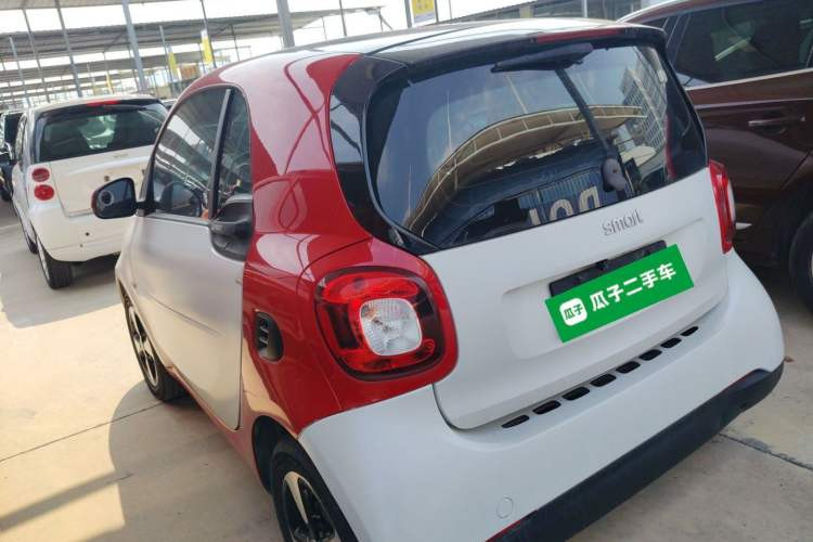 Used smart fortwo 2018 1.0L 52kW Hardtop Passion Edition China V Standard Rear Left 45 Deg