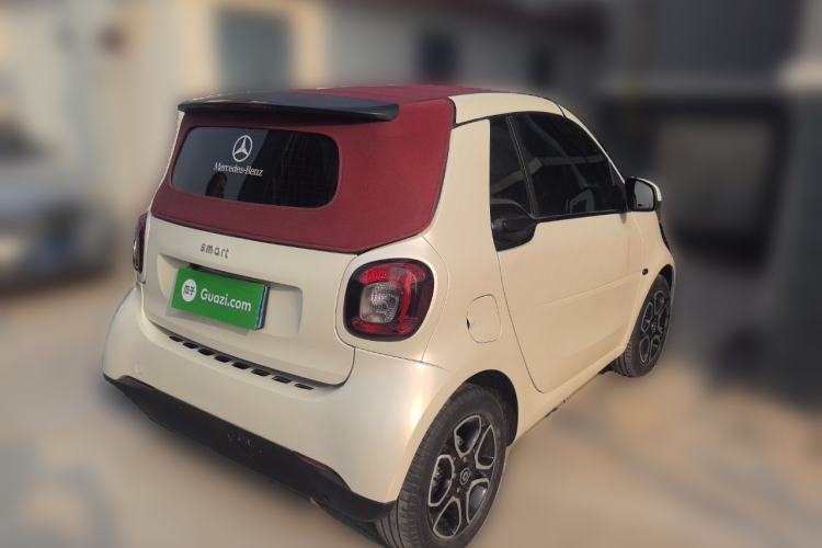 Used smart fortwo 2018 1.0L 52kW Convertible Passion Edition China V Standard Rear Right 45 Deg