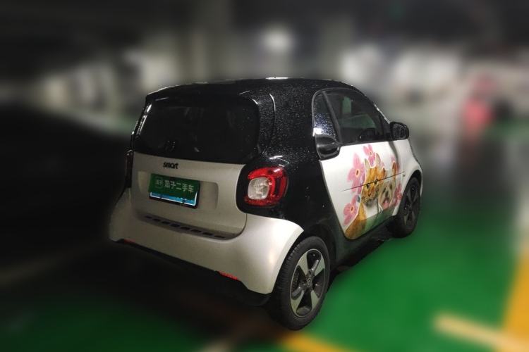 Used smart fortwo 2018 1.0L 52kW Hardtop Passion Edition China V Standard Rear Right 45 Deg