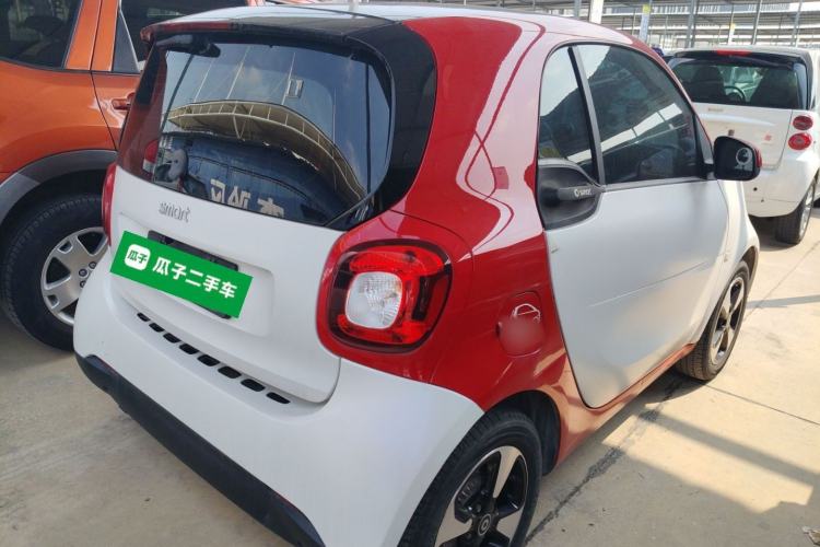 Used smart fortwo 2018 1.0L 52kW Hardtop Passion Edition China V Standard Rear Right 45 Deg