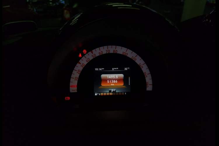 Used smart fortwo 2018 1.0L 52kW Hardtop Passion Edition China V Standard Odometer Close Up