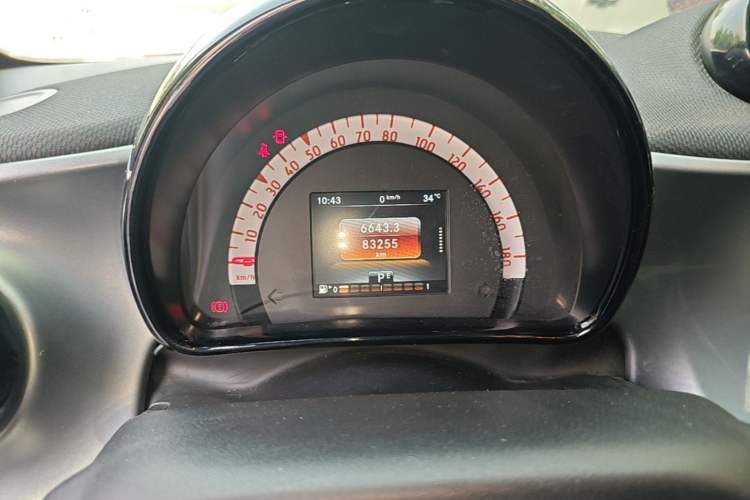 Used smart fortwo 2019 0.9T 66kW Hardtop Wind Power Edition China VI Instrument Cluster