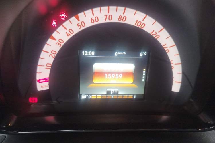 Used smart fortwo 2019 0.9T 66kW Hardtop Wind Power Edition China VI Odometer Close Up
