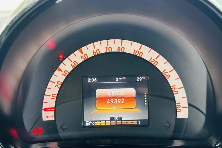 Used smart fortwo 2019 0.9T 66kW Hardtop Wind Power Edition China VI Odometer Close Up