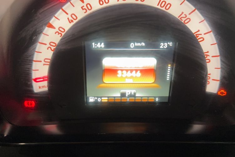 Used smart fortwo 2019 0.9T 66kW Hardtop Wind Power Edition China VI Odometer Close Up