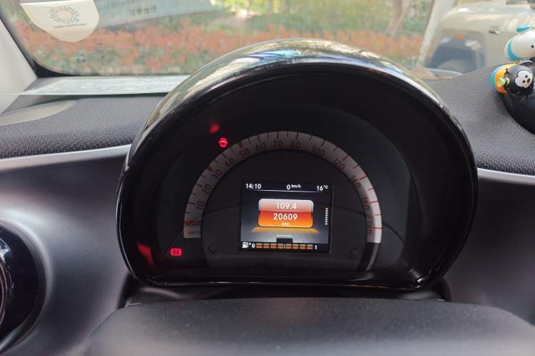 Used smart fortwo 2019 0.9T 66kW Hardtop Wind Power Edition China VI Instrument Cluster