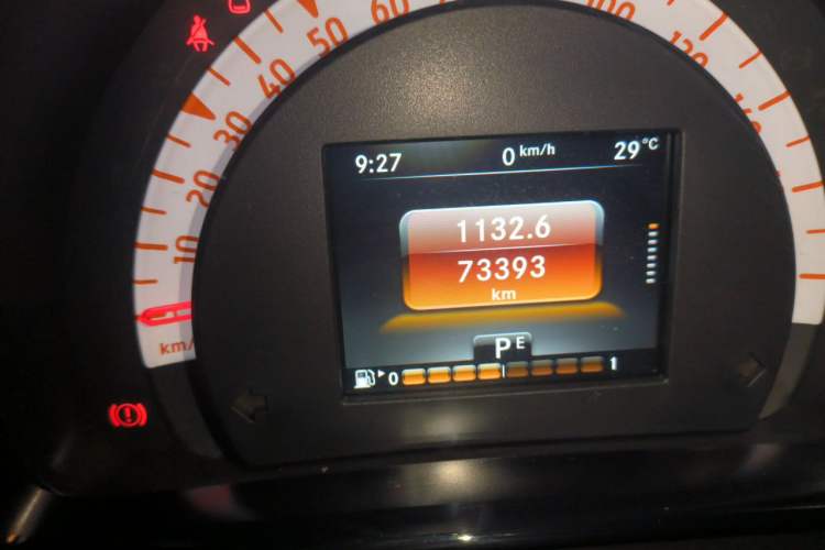 Used smart fortwo 2019 0.9T 66kW Hardtop Pioneer Edition China VI Odometer Close Up