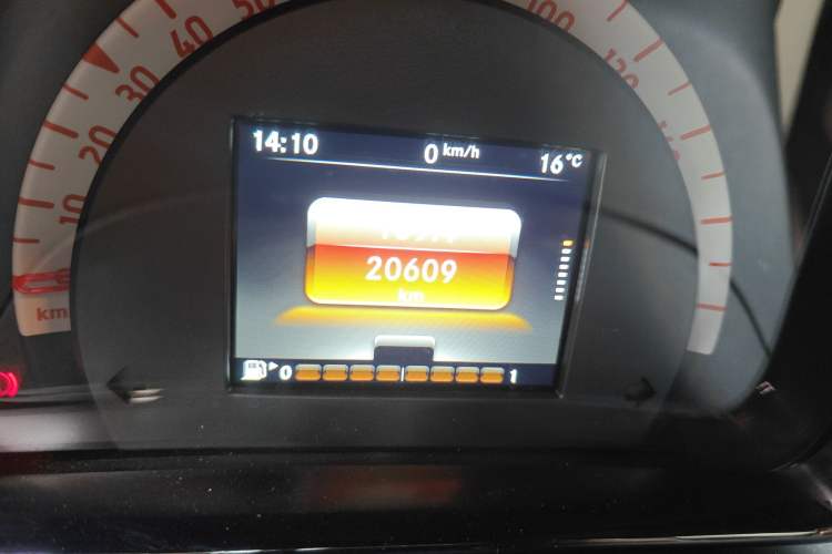 Used smart fortwo 2019 0.9T 66kW Hardtop Wind Power Edition China VI Odometer Close Up