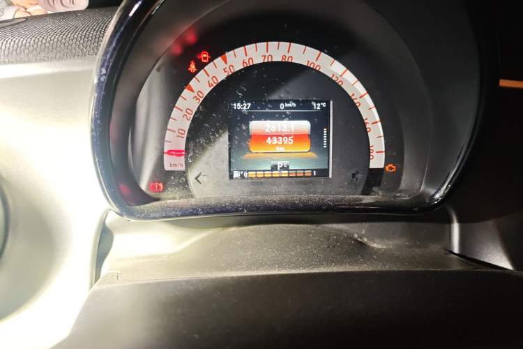 Used smart fortwo 2019 0.9T 66kW Hardtop Wind Power Edition China VI Odometer Close Up