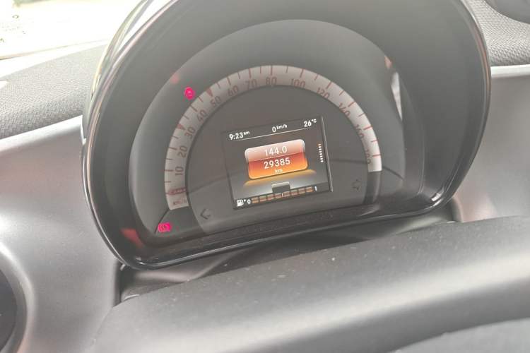 Used smart fortwo 2019 0.9T 66kW Hardtop Engine Version China VI Emission Standard Odometer Close Up