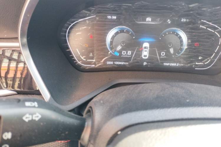 Used SOL A5 2021 1.5T CVT Luxury Smart Model Odometer Close Up