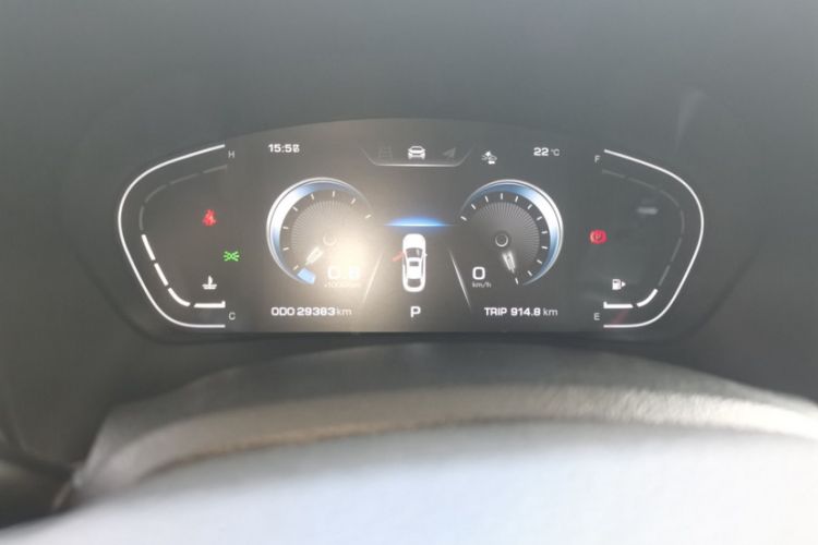 Used SOL A5 2021 1.5T CVT Prestige Smart Connectivity Model Odometer Close Up