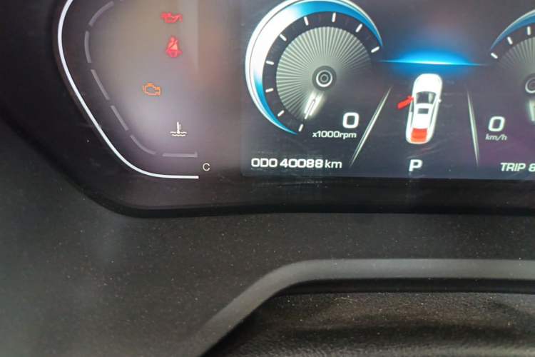 Used SOL A5 2021 1.5T CVT Prestige Smart Connectivity Model Odometer Close Up