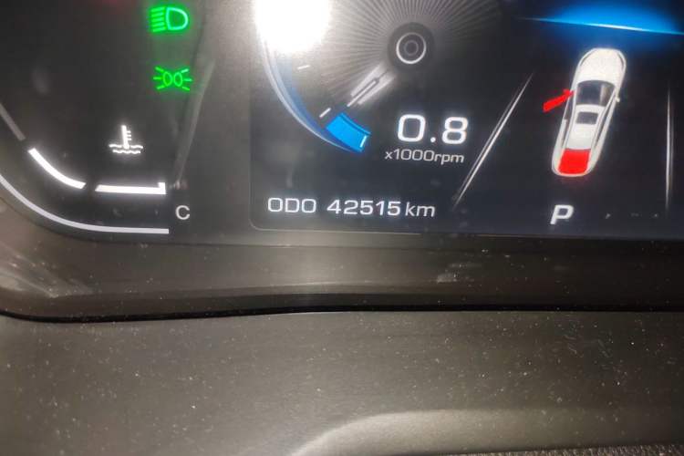 Used SOL A5 2021 1.5T CVT Luxury Smart Model Odometer Close Up