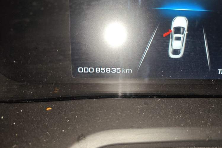 Used SOL A5 2021 1.5T CVT Prestige Smart Connectivity Model Odometer Close Up