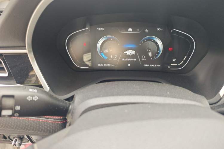 Used SOL A5 2021 1.5T CVT Prestige Smart Connectivity Model Odometer Close Up