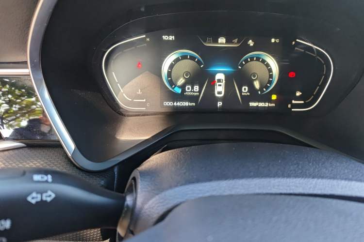 Used SOL A5 2021 1.5T CVT Prestige Smart Connectivity Model Odometer Close Up