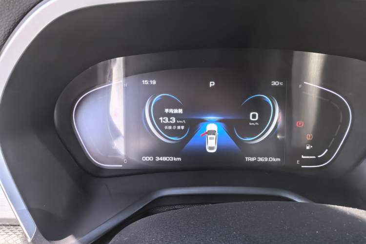 Used SOL A5 2022 1.5T CVT Youth Edition Odometer Close Up