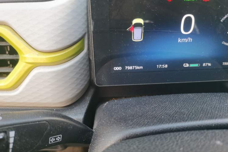 Used SOL E10X 2021 Jimei Edition 302km Fashionable Model Odometer Close Up