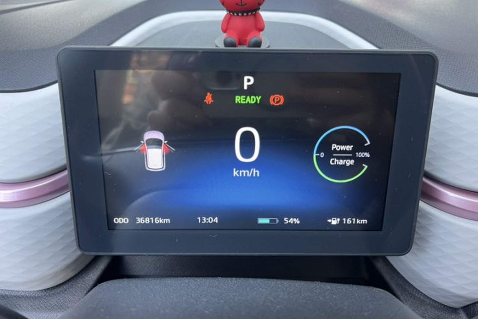 Used SOL E10X 2021 302 km Range Luxury Version 31.4 kWh Odometer Close Up