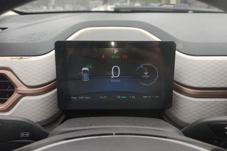 Used SOL E10X 2021 302 km Range Luxury Version 30.2 kWh Instrument Cluster