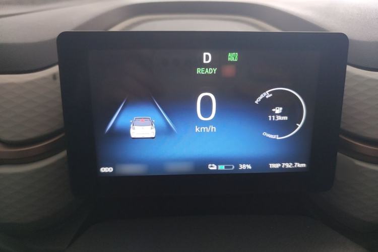 Used SOL E10X 2021 302 km Range Luxury Version 31.4 kWh Instrument Cluster