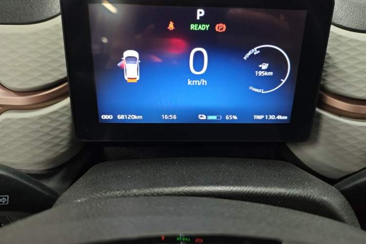 Used SOL E10X 2021 302 km Range Luxury Version 30.2 kWh Odometer Close Up