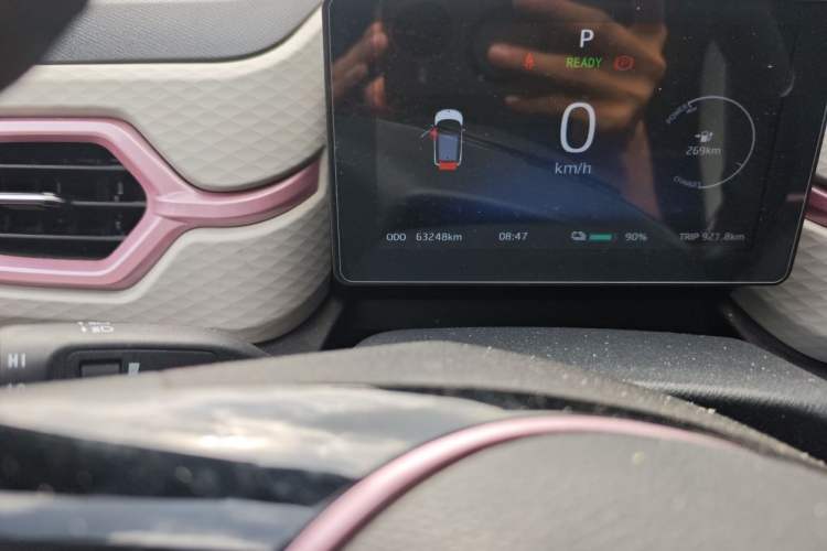 Used SOL E10X 2021 302 km Range Fashion Edition 31.4 kWh Odometer Close Up