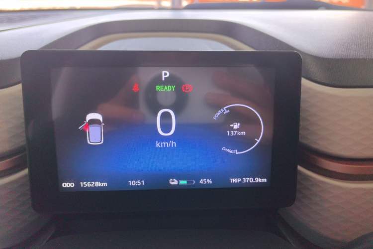 Used SOL E10X 2021 Jimei Edition 302km Fashionable Model Odometer Close Up
